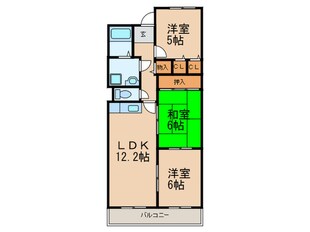 センタ－ヴィレッジの物件間取画像